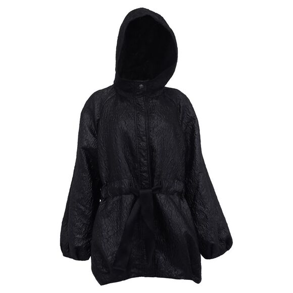 Carolina Herrera Hooded Jacket in Black Polyester - Picture 1 of 8